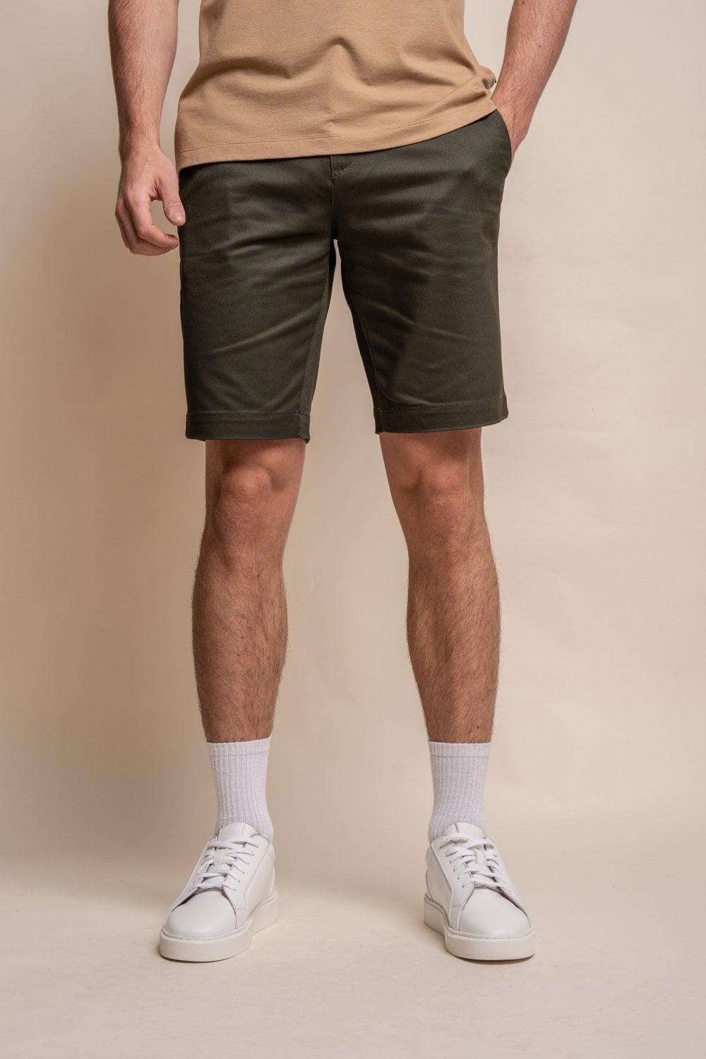 Olive Dakota Chino Shorts - divinusestablishment