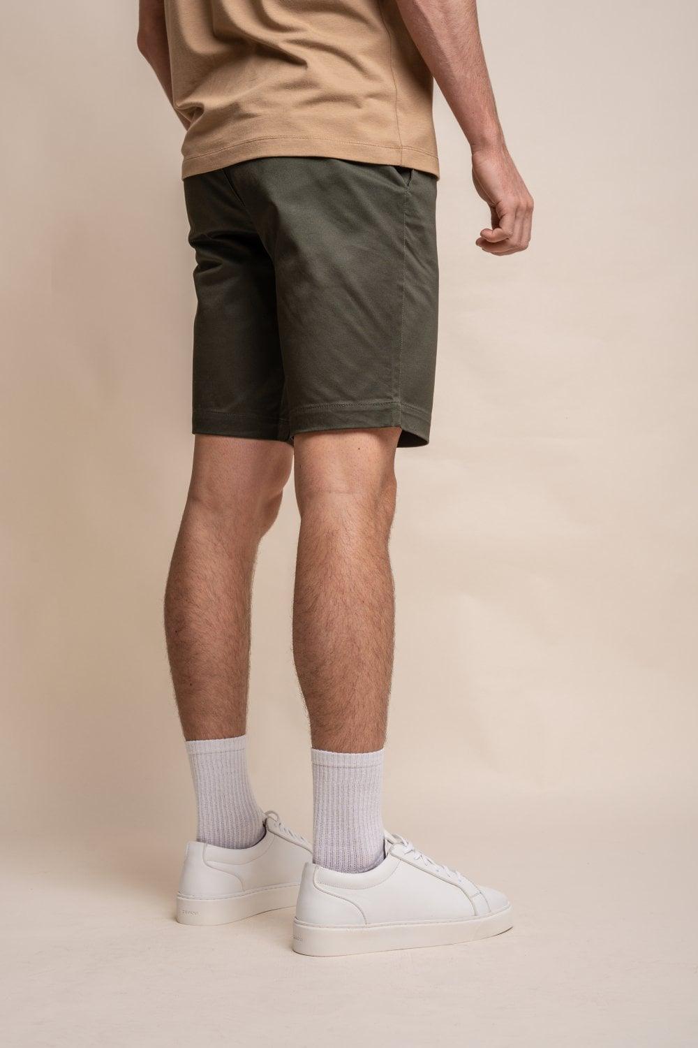 Olive Dakota Chino Shorts - divinusestablishment