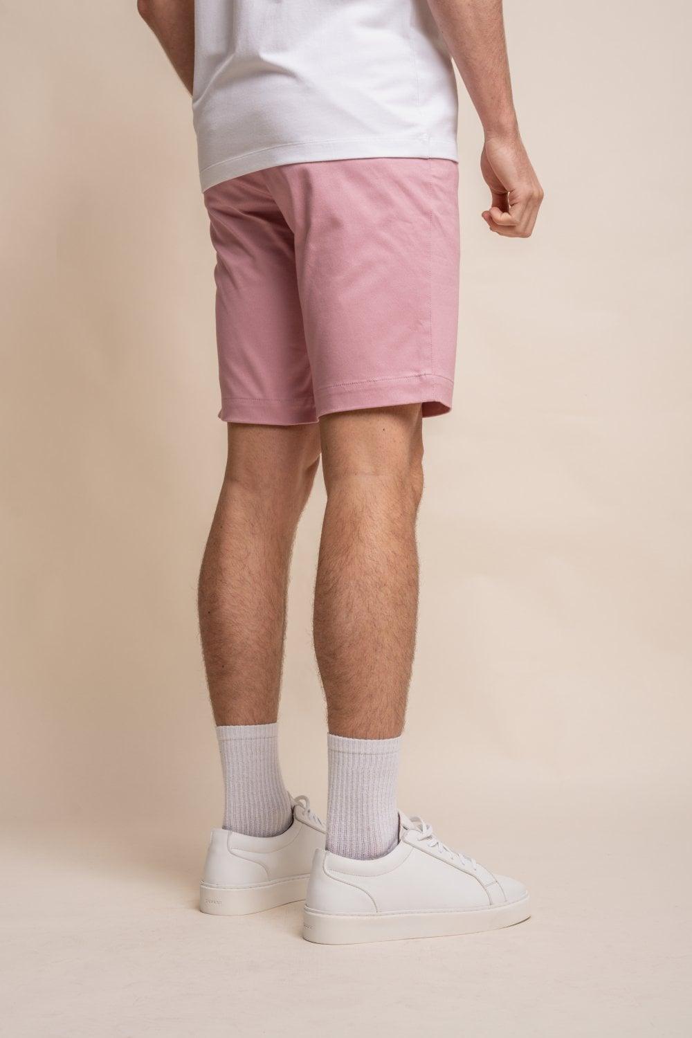 Mauve Dakota Chino Shorts - divinusestablishment