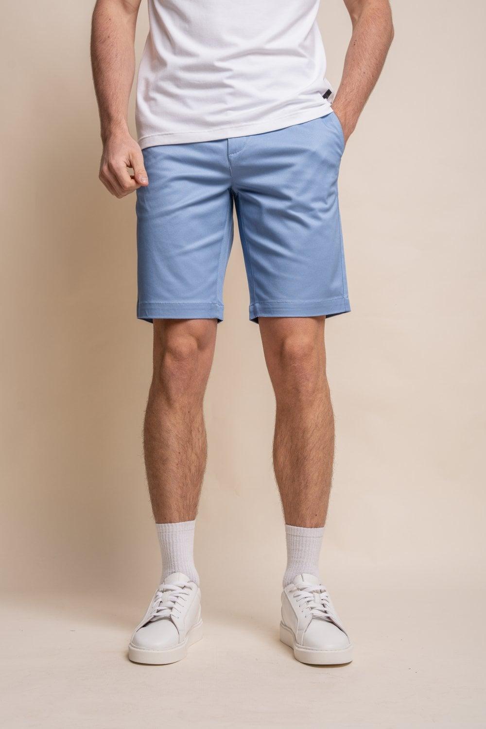 Azure Dakota Chino Shorts - divinusestablishment