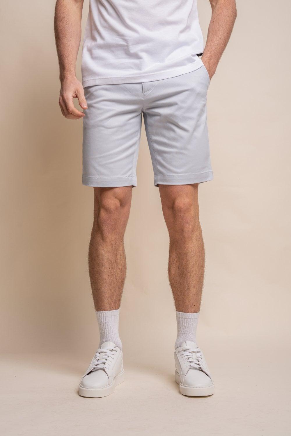 Ice Blue Dakota Chino Shorts - divinusestablishment