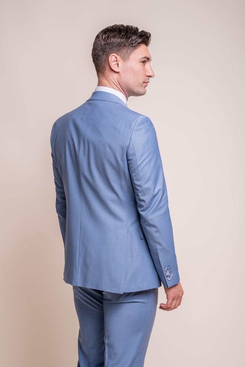 Bond Ocean Blue Three Piece Suit