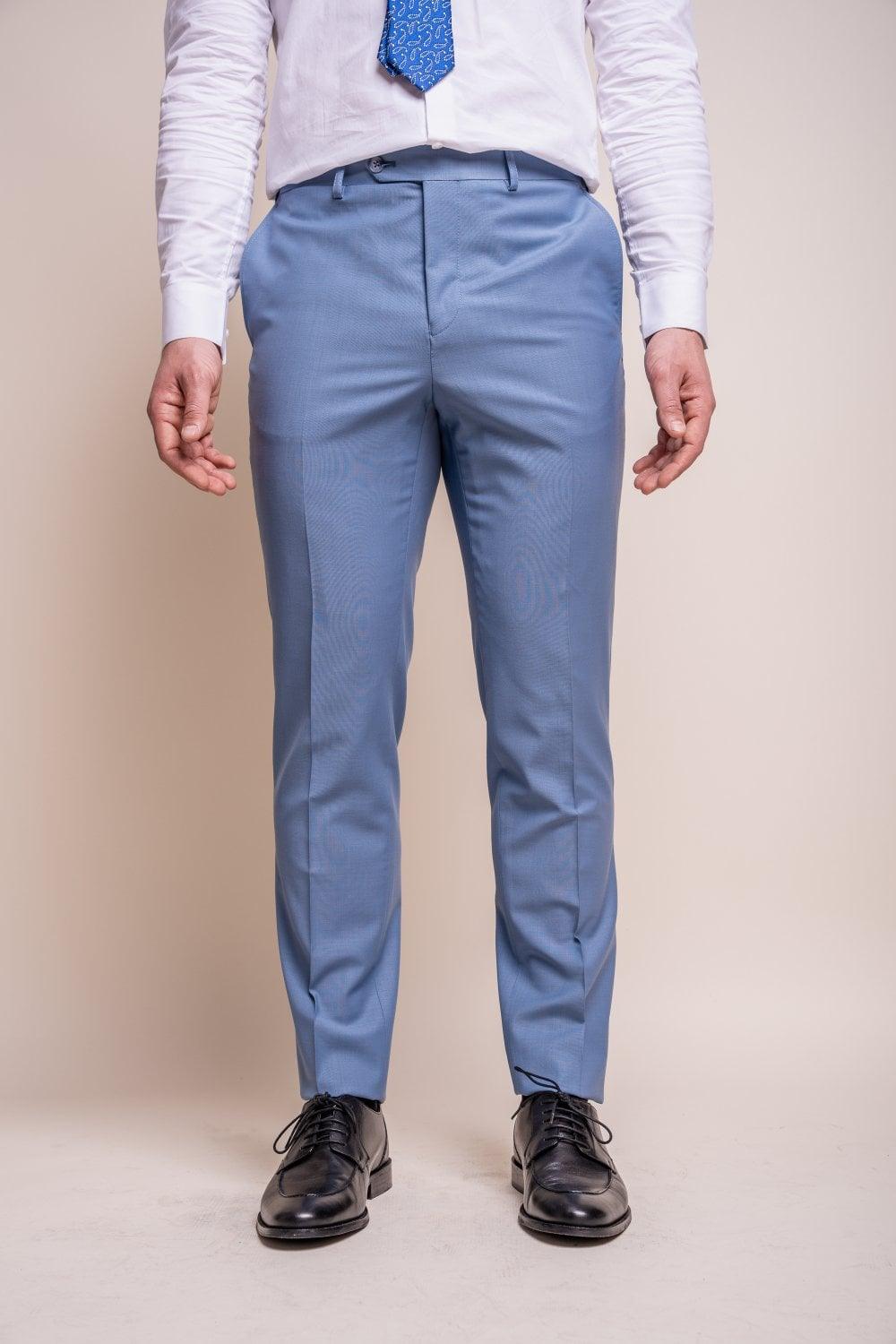 Bond Ocean Blue Three Piece Suit