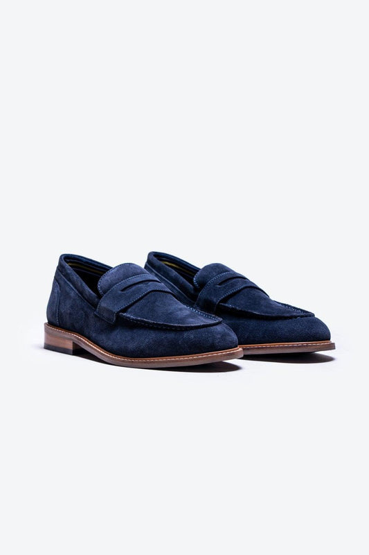 Jordan Navy Loafers