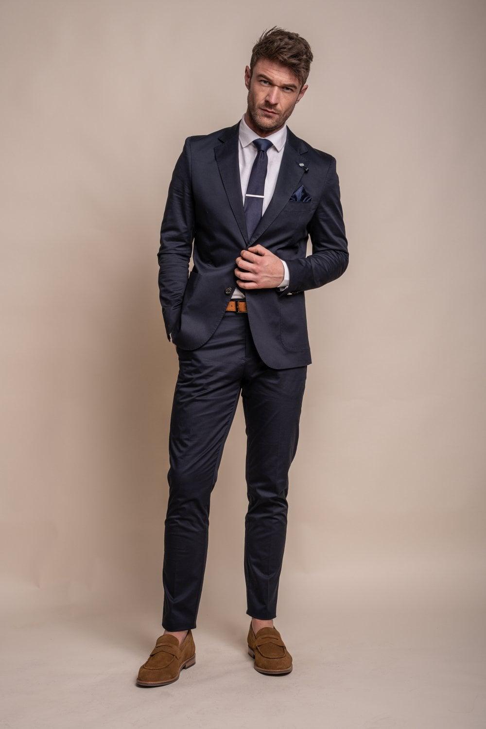 Mario Navy Two Piece Suit