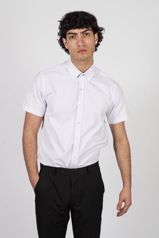 Vito Short Sleeve White Shirt