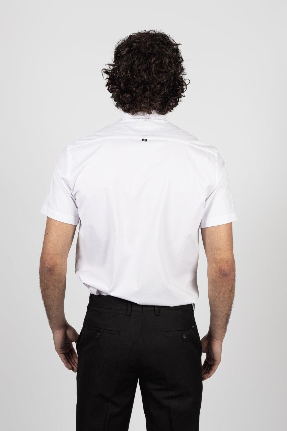 Vito Short Sleeve White Shirt