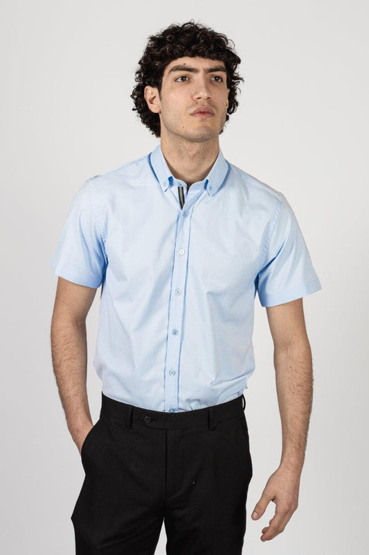 Vito Short Sleeve Sky Blue Shirt