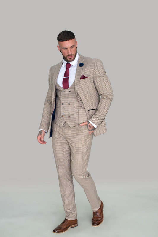 Elwood Houndstooth 3 piece Suit - divinusestablishment