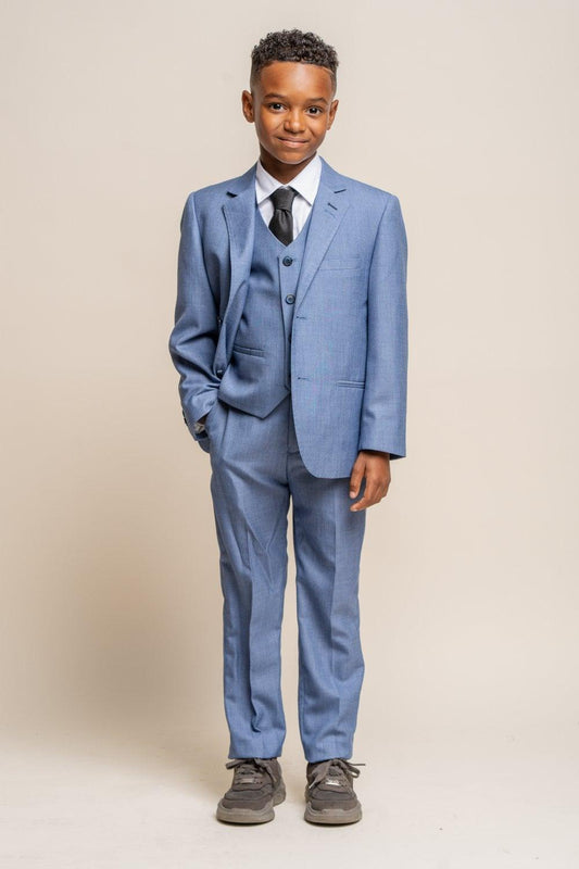 Blue Jay Boys Suit - divinusestablishment