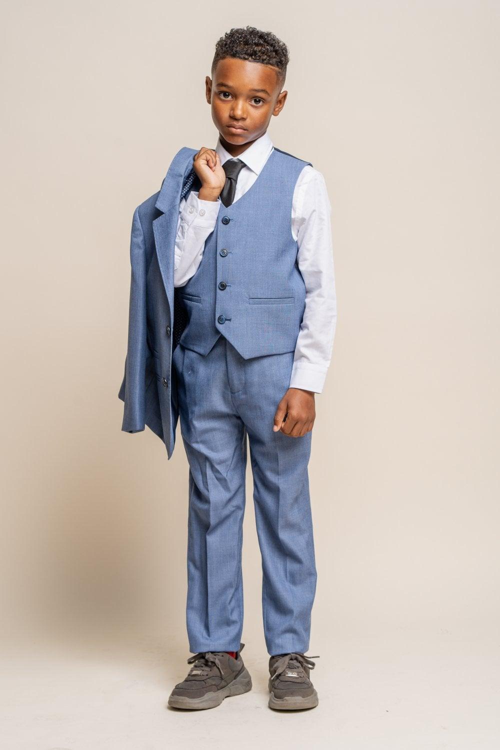 Blue Jay Boys Suit - divinusestablishment