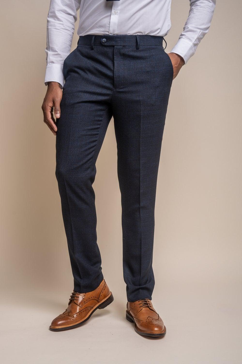 Caridi Navy Three Piece Suit - divinusestablishment