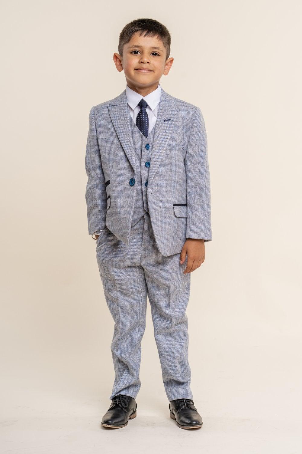 Caridi Sky Boys Three Piece Suit - divinusestablishment