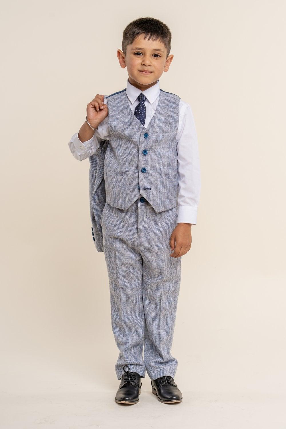 Caridi Sky Boys Three Piece Suit - divinusestablishment