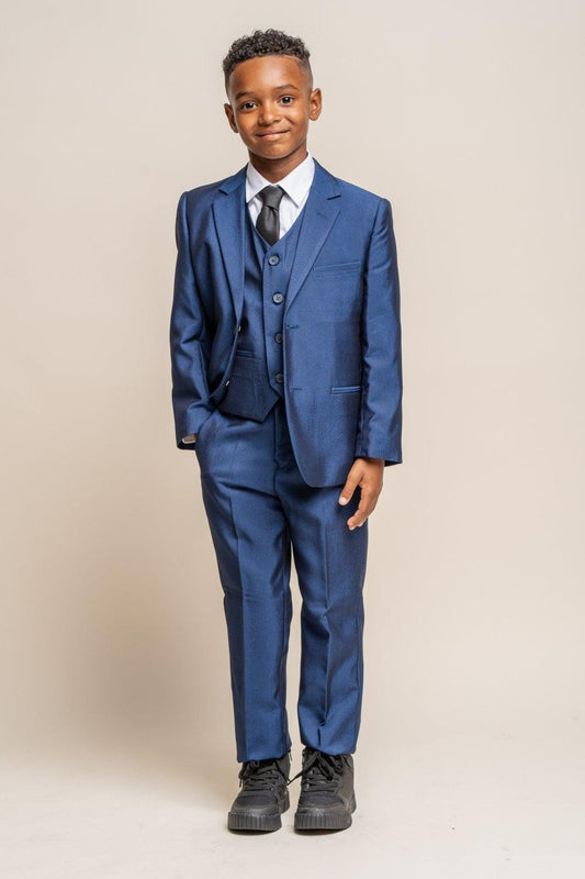 Ford Blue Boys Suit - divinusestablishment