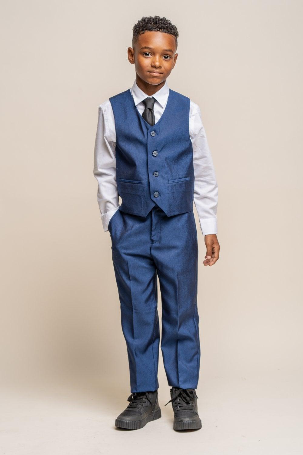 Ford Blue Boys Suit - divinusestablishment