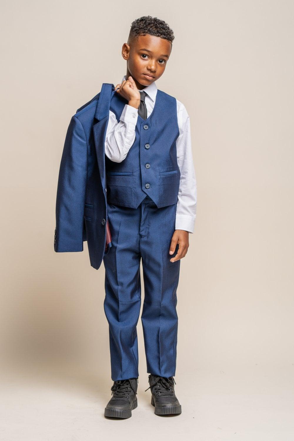 Ford Blue Boys Suit - divinusestablishment