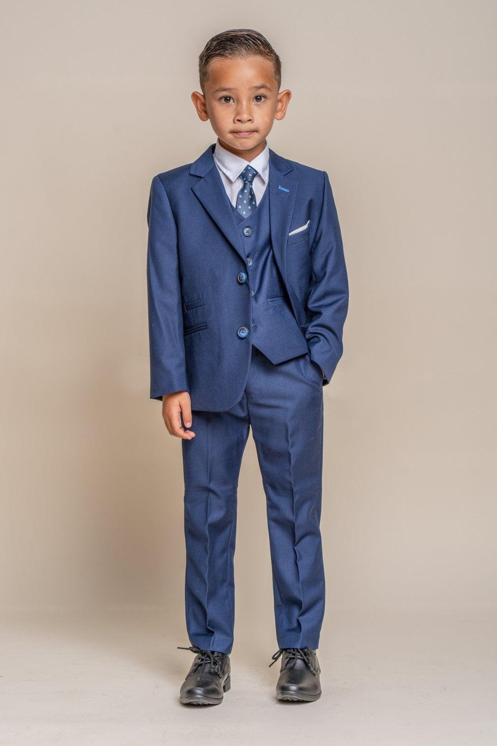 Jefferson Navy Boys Suit - divinusestablishment