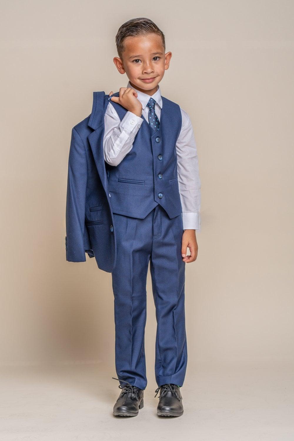 Jefferson Navy Boys Suit - divinusestablishment