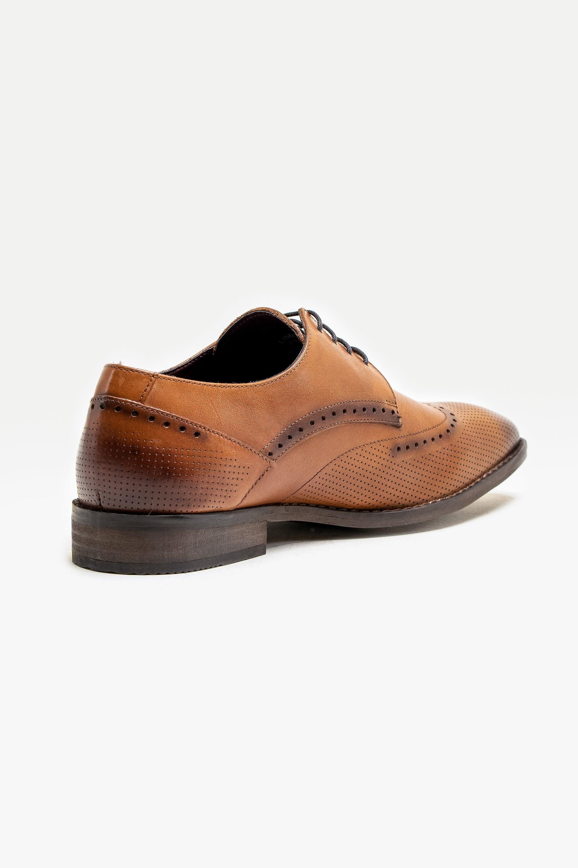 Lisbon Tan Shoes - divinusestablishment