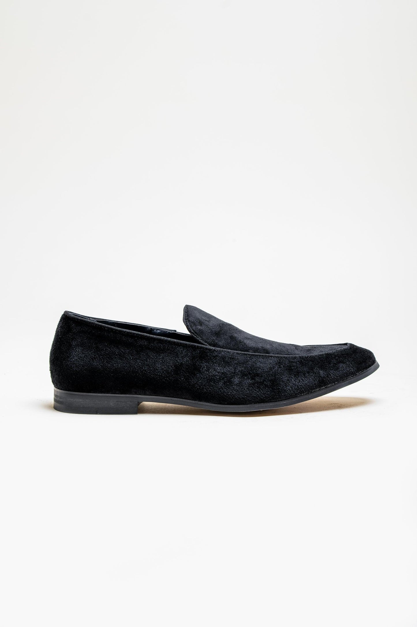 Milan Black Velvet Loafers - divinusestablishment