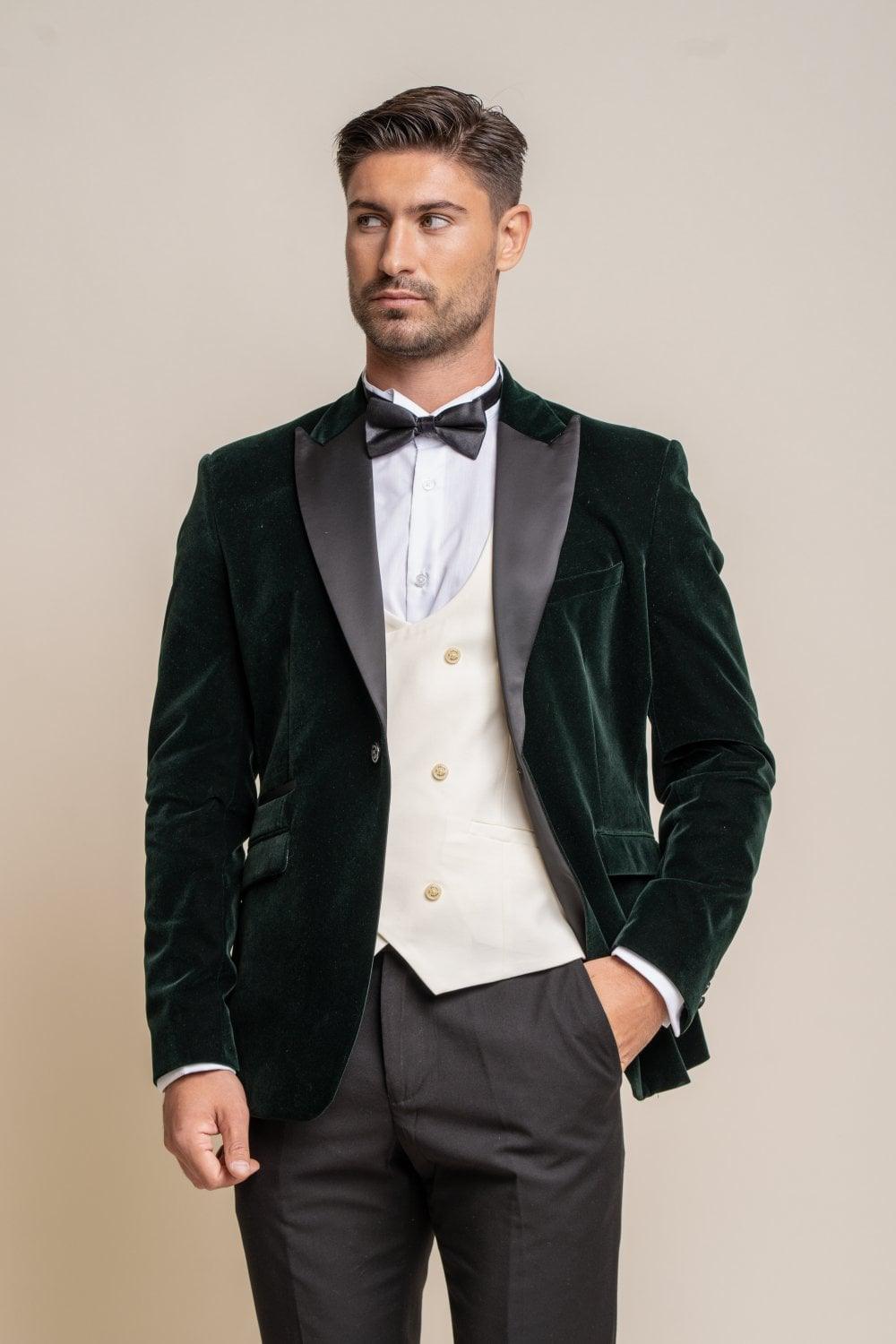 Rosa Forest Green Blazer - divinusestablishment