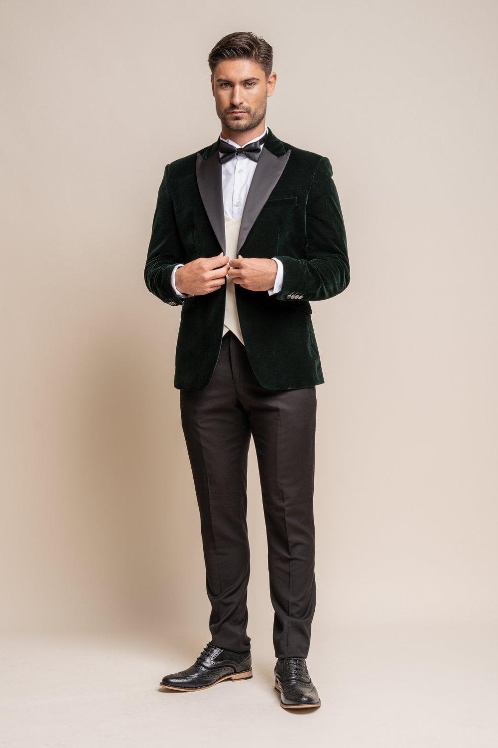 Rosa Forest Green Blazer - divinusestablishment