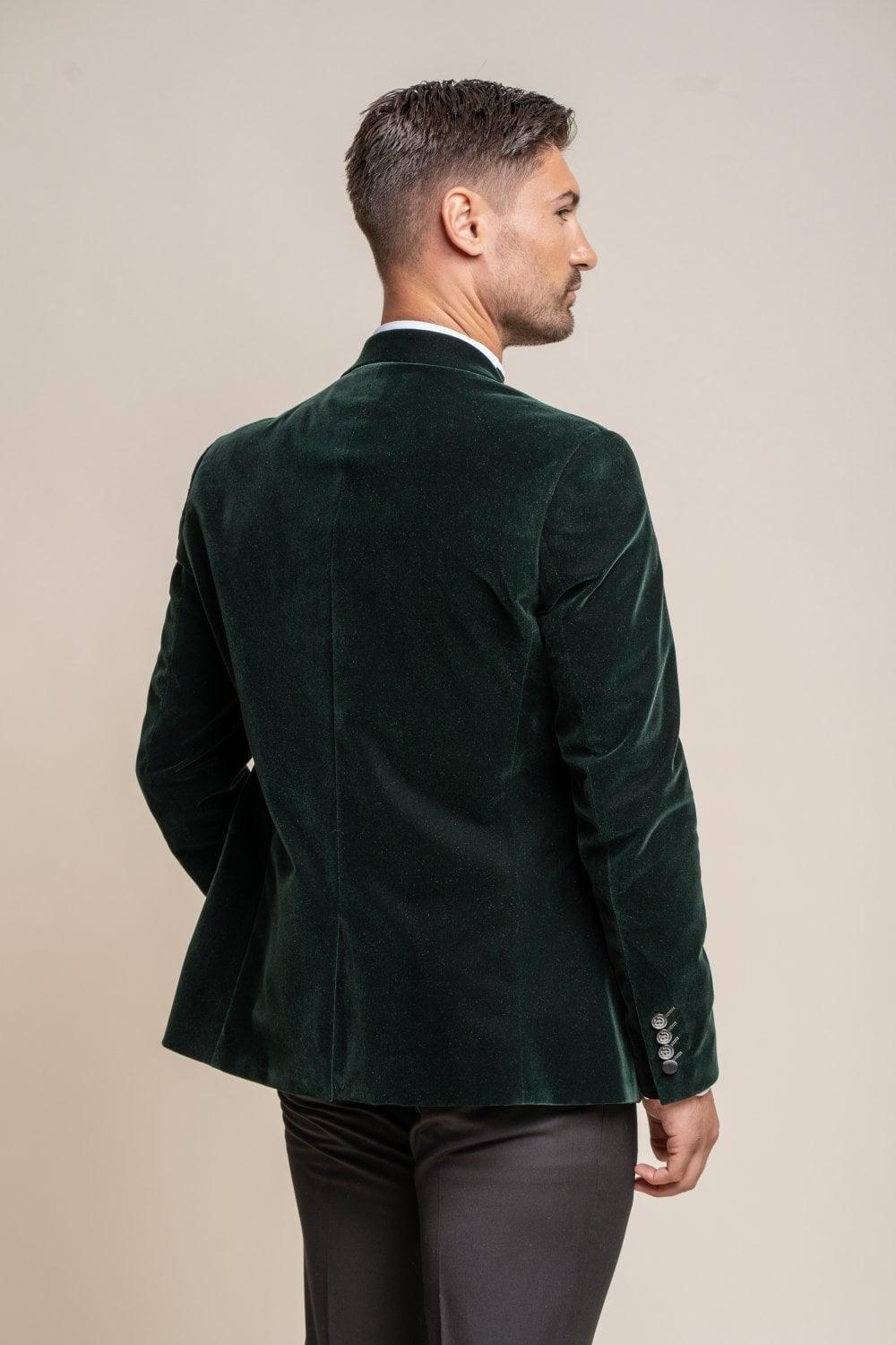 Rosa Forest Green Blazer - divinusestablishment