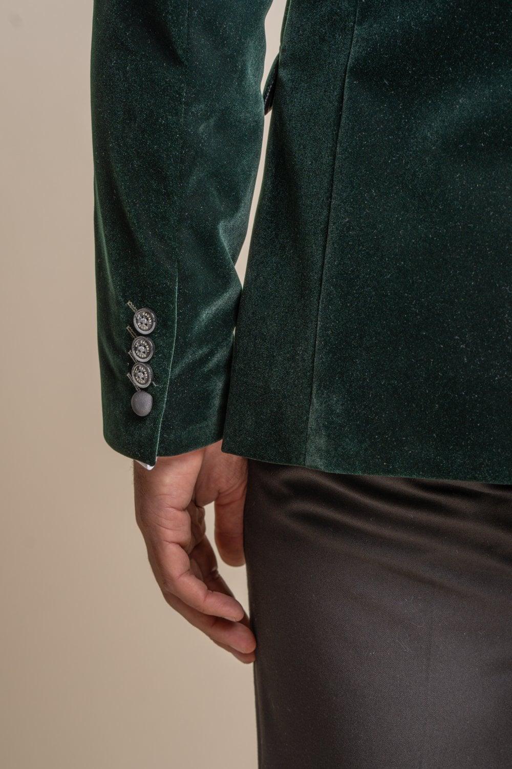 Rosa Forest Green Blazer - divinusestablishment