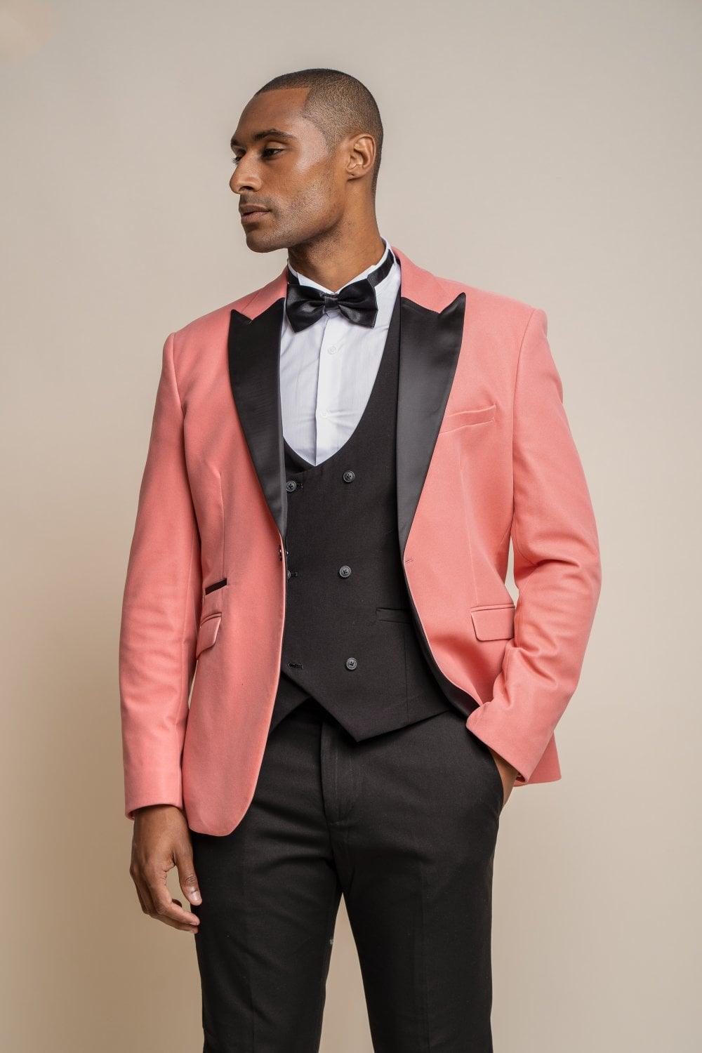 Rosa Pink Slim Fit Blazer - divinusestablishment