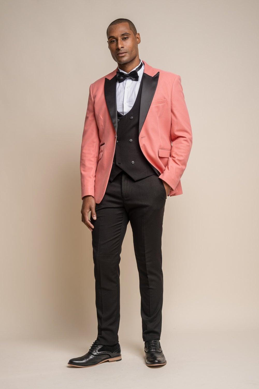 Rosa Pink Slim Fit Blazer - divinusestablishment