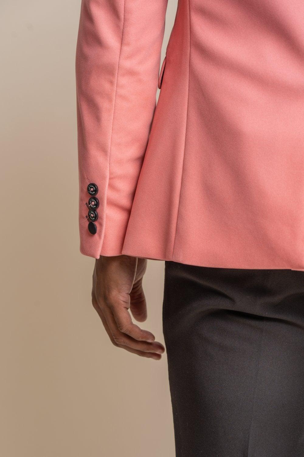 Rosa Pink Slim Fit Blazer - divinusestablishment