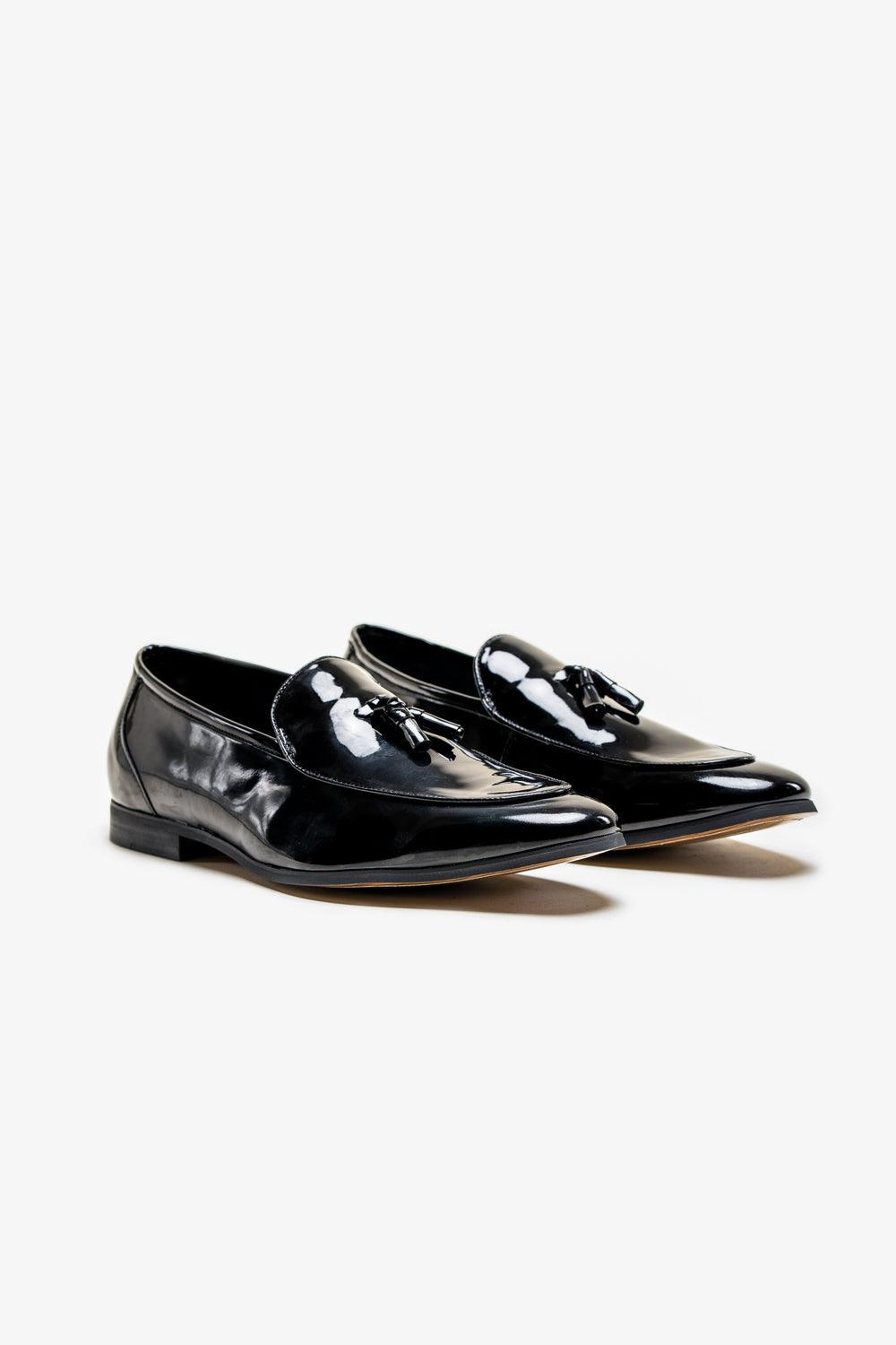 Walter Black Patent Loafer - divinusestablishment