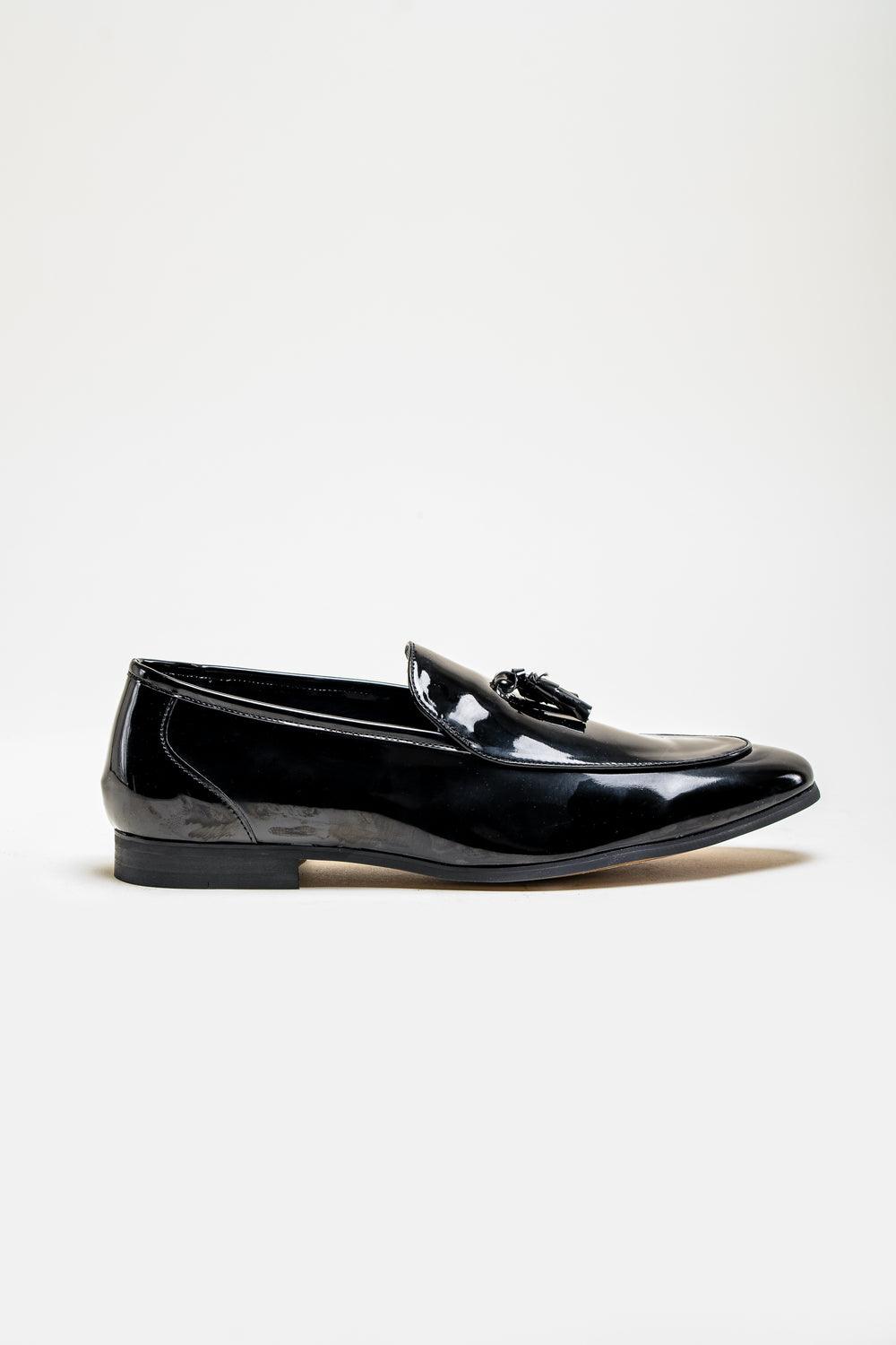 Walter Black Patent Loafer - divinusestablishment