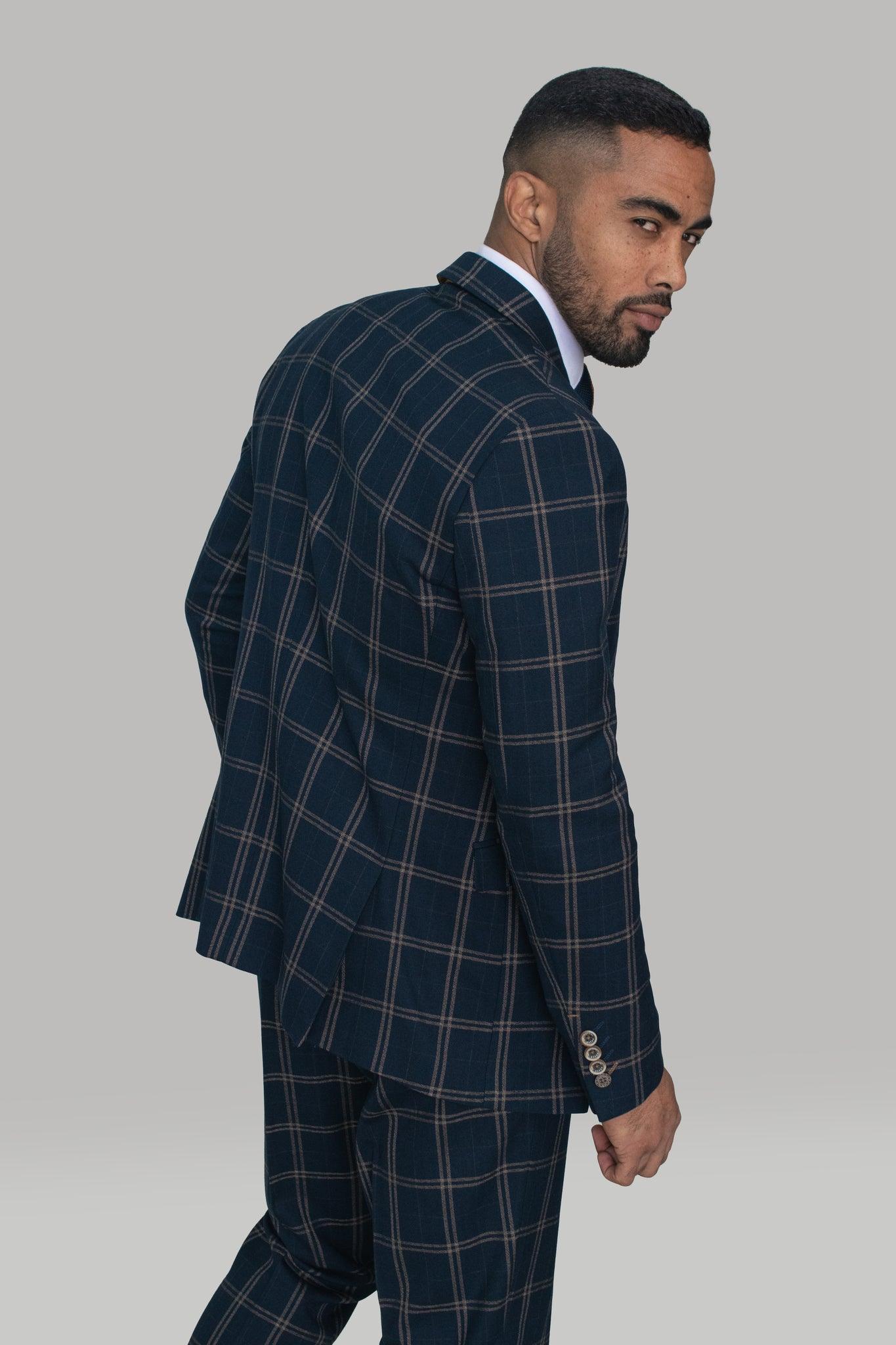 Hardy Navy Three Piece Suit - divinusestablishment