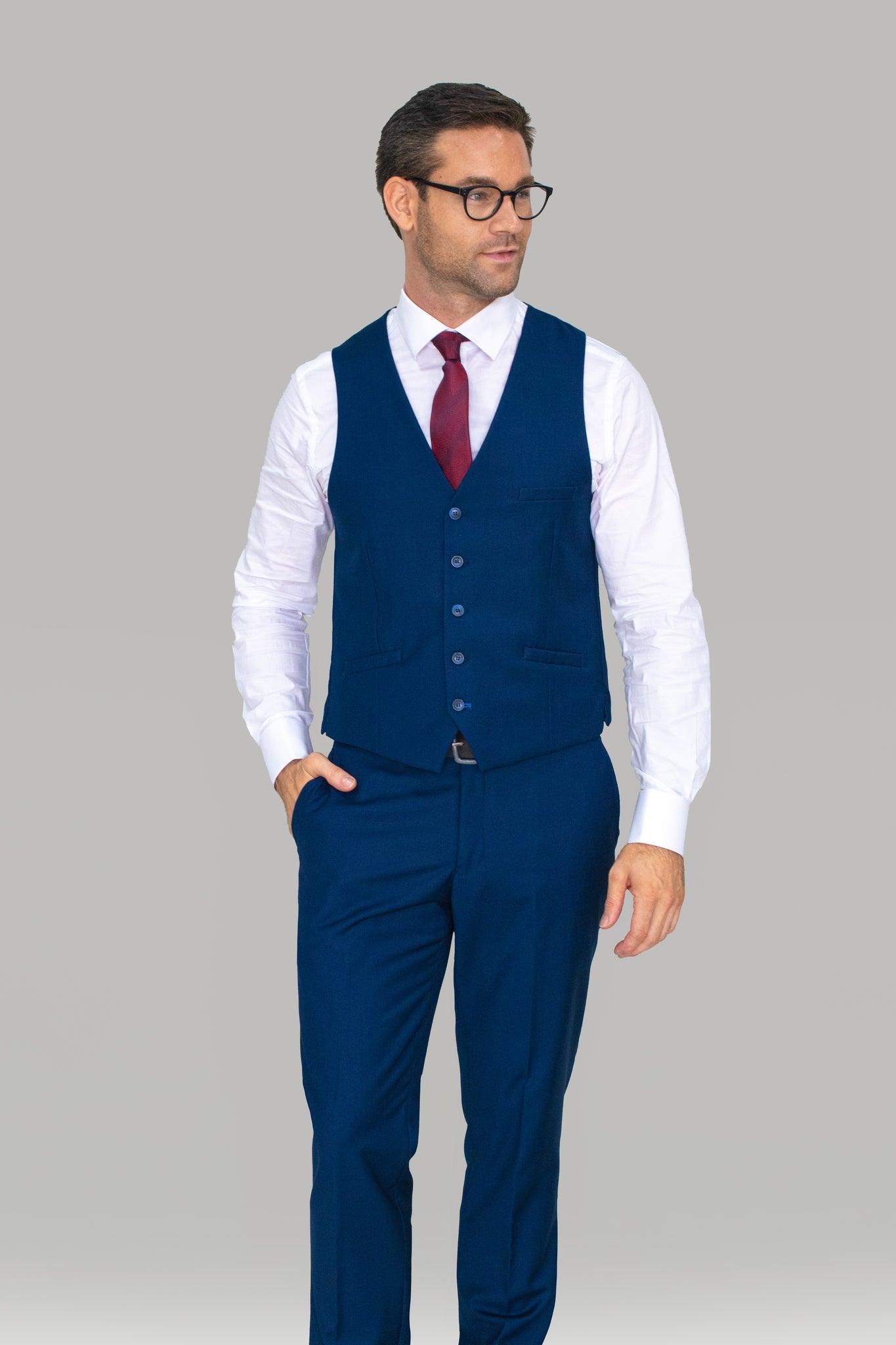 Jefferson Navy Regular Three Piece Suit - divinusestablishment