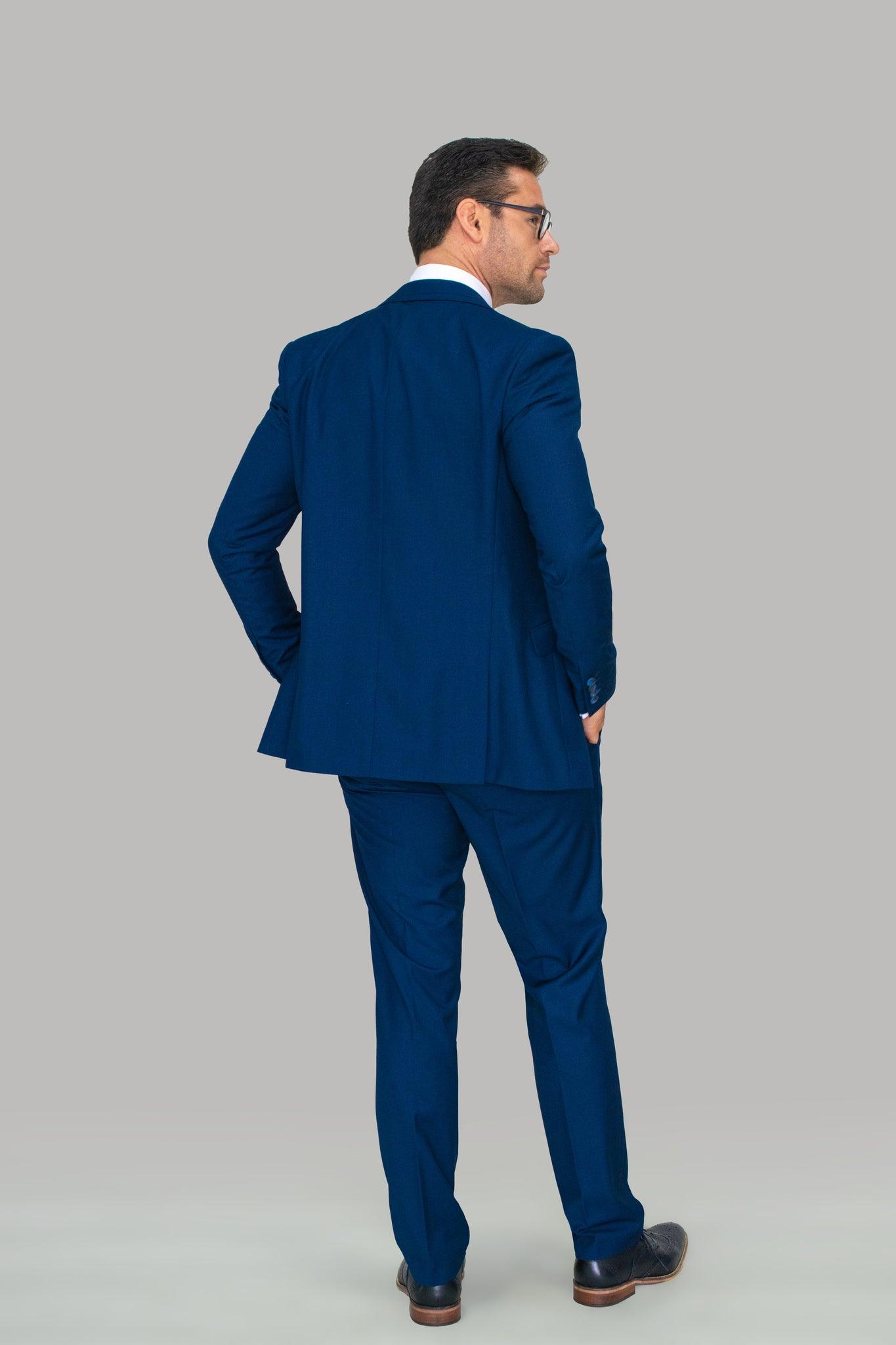 Jefferson Navy Regular Three Piece Suit - divinusestablishment