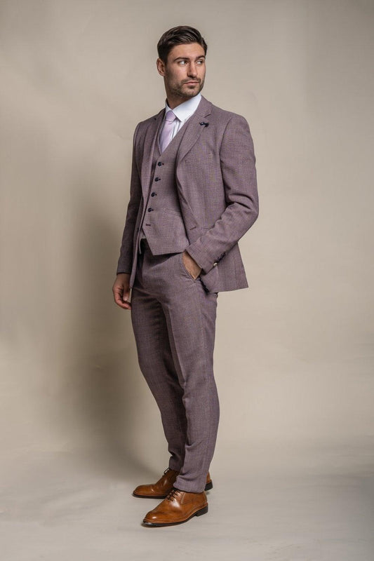 Miami Lilac 3 Piece Suit - divinusestablishment