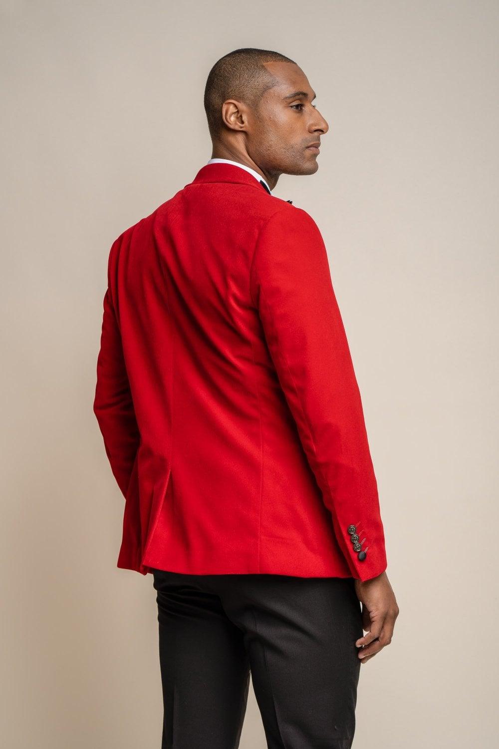 Rosa Red Blazer - divinusestablishment